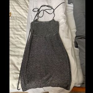 Silver Mini Dress